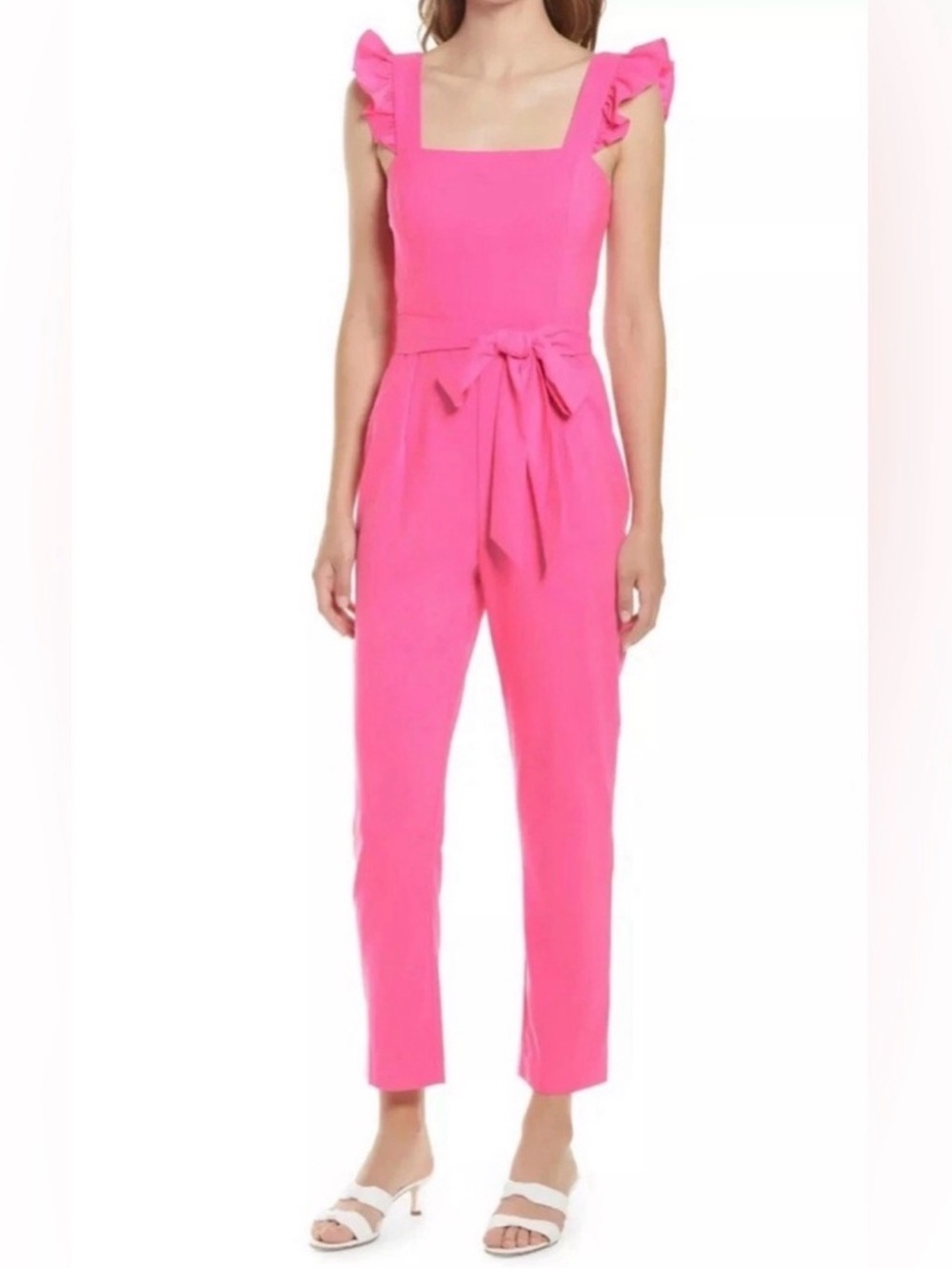 Lilly Pulitzer Eppley Jumpsuit in Prosecco Pink Barbiecore Resort Size 4